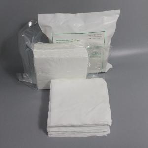 Wholesale Laser Cut Cleanroom Polyester Wipes Dust Free Industrial Sterile Dry Wipes from china suppliers