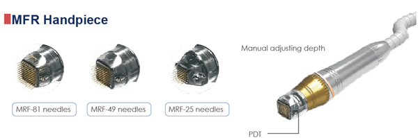 non-invasive fractional rf for skin surfacing using machine