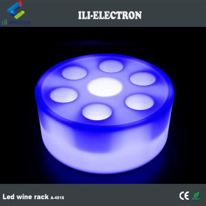 Rechargeable remote control unique led plastic barware