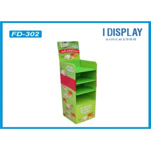 Wholesale Supermarket Corrugated Cardboard Pallet Display Green Color For Chewing Gum from china suppliers