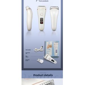 USB Rechargeable Electric Shaver and Epilator with Free Spare Parts Washable