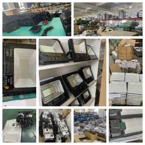 100w Waterproof Polysilicon Solar Powered Security Light With Remote Control