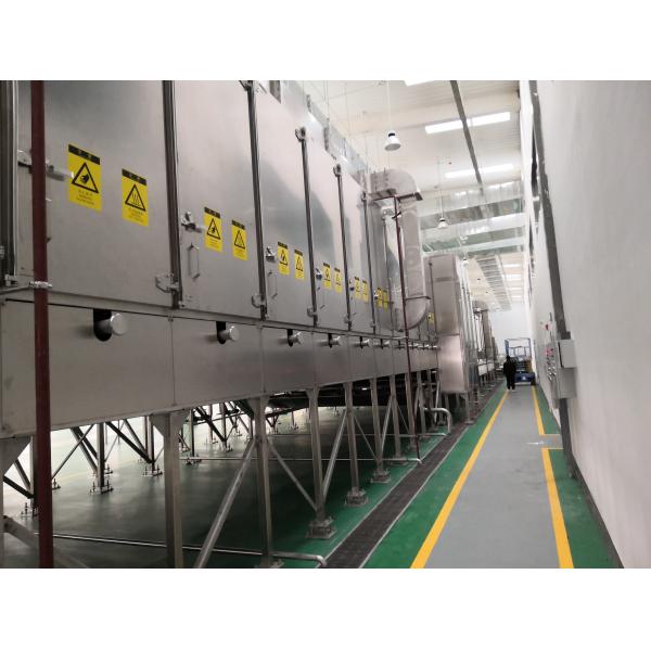 Tunnel Oven Dehydrator Continuous Conveyor Dryer Machine Fish Feed Pallet Drying Machine