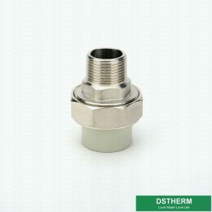 China Industrial Ppr Pipe Fittings , Liquid Transportation Male Threaded Union on sale