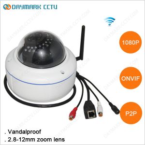 Vandalproof 2 Megapixel 1080p ONVIF Wireless IP Camera