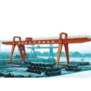 China MG100t - 38m - 20m Box Girder Yard A-Shape Crane Gantry For machinery factory on sale