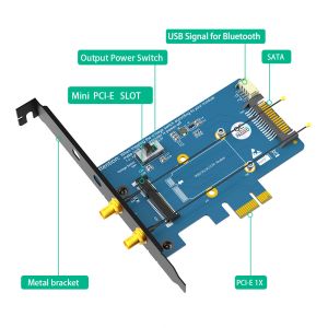USB Mini PCI-E PCI Express To PCI-E 1X Adapter For WindowsXP