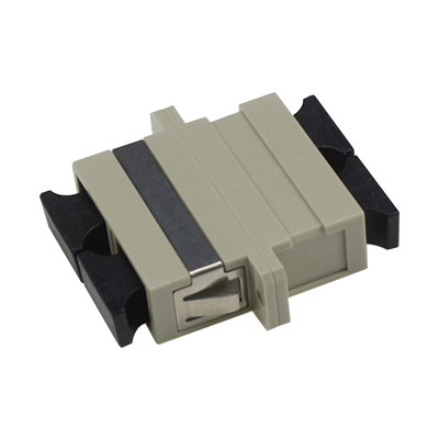 Quality SC MM DX Adapter With Flange Fiber Optic Adapter/Coupler for sale
