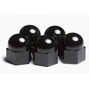 High-Quality M12 & M20 Nylon Dome Cap Nuts Plastic Acron nuts Custom Black white