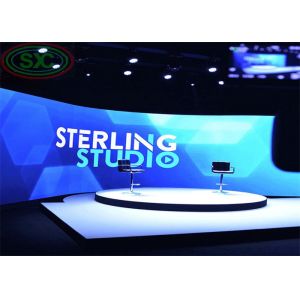 P2.976 HD Indoor Flexible Screen With Arc Locks For Theatre / Television Station