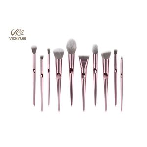 Soft Touch Electroplating 18.8CM 10 Piece Brush Set