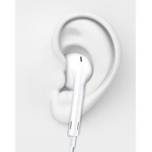 Fashion In Ear Stereo Headphones With Microphone / Wired Bluetooth Earphone For