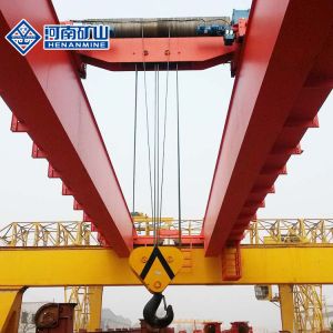 10T QD Double Girder Overhead Crane 50Hz Electric Remote Controlled