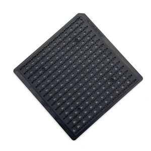 High Temperature ESD Safe 4 Inch Waffle Pack Tray With Optimized Pockets and