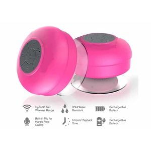 Water Resistant Mini Wireless Bluetooth Speaker / Mini Bluetooth Shower Speaker