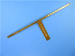 2-Layer Flex Printed Circuit Board (FPCB) Built on Polyimide for Microstrip