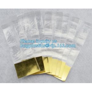Zipper seal, zip seal, slider seal Square Block Bottom Bags With Side Gusset,