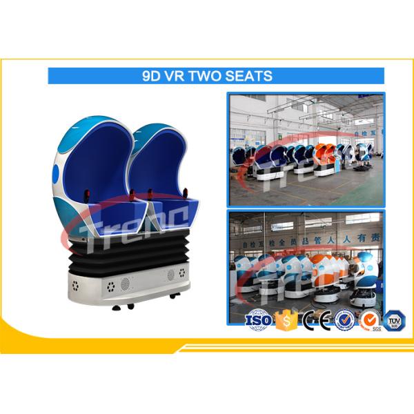 Commercial Airport 9D Virtual Reality Cinema Wireless Operation With VR Glasses