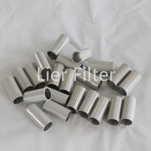 Sintered 50 Micron Mesh Filter Valve Body Stainless Steel Filter Element
