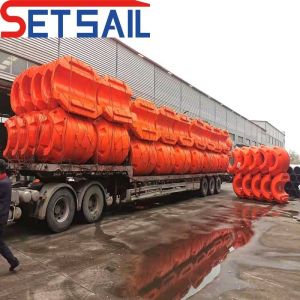High Temperature Piping QHDP-17 HDPE Tube for Corrosion Resistant Dredging Mud