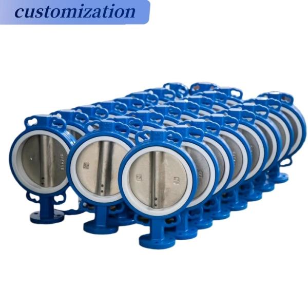 Excellent Performance Wafer EPDM Soft Sealing Butterfly Valve with Pneumatic