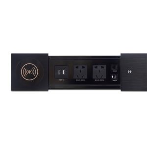 Residential Desktop Hidden Sliding Socket Power Outlet 240V