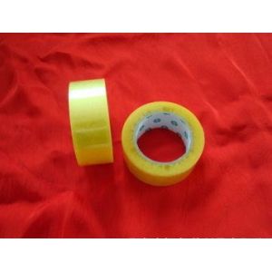 Yellowish Bopp Stationery Tape Low Noise Pressure Sensitive High Adhesive