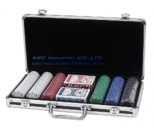 Wholesale POKER CHIP SET-CHIPS, 2 DECKS OF CARDS, AND DEALER/BLIND CHIPS-STURDY CASE!! from china suppliers