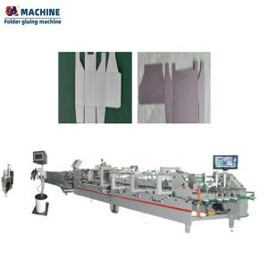 Electricity-powered Durable Automatic Folding Box Gluing Pasting Machine WIGHTE