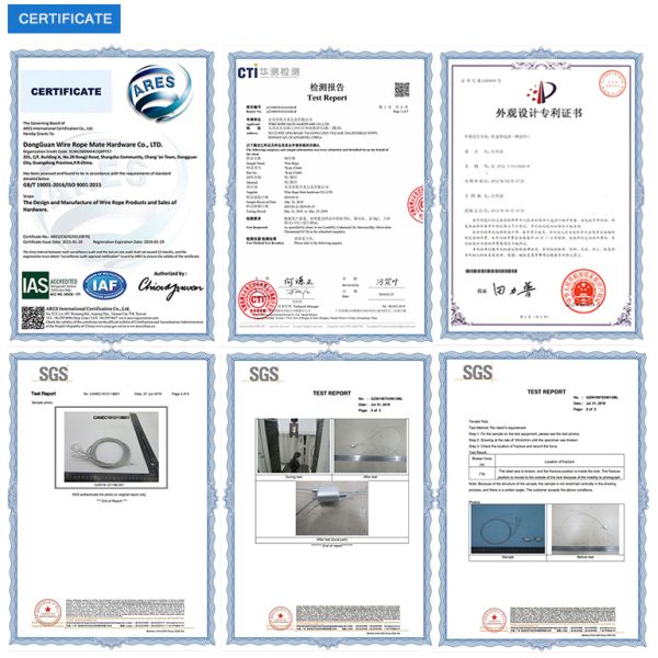 Ceiling Cable Hanging System with Wire Rope Clip Wall Fixing Wire Holder Gripper