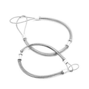 Wholesale 26&quot; Cable Length Loop to Loop Galvanized WhipCheck Safety Cable for 1/6&quot; Hose OEM Accepted from china suppliers