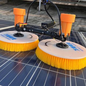 Adjustable Water Fed Handle Cleaning Brush for Solar Panel Cleaning and