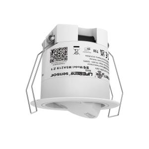 China Tuya Zigbee 24GHz Wireless Presence Sensor With Detecting Angle Adjustable For Hotel Room on sale