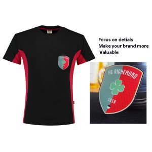 Degradable OEKO Heat Press Football Badges 8 Colorways TPU Badges