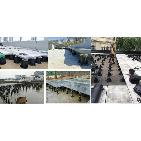 Recycled Plastic Adjustable Pedestal For Deck 45mm-80mm