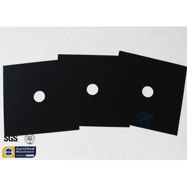 PTFE Fiberglass Fabric 260℃ Non Stick 10.6"X10.6" Stovetop Burner Protector