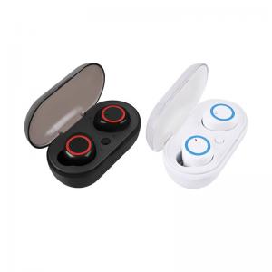 Wholesale Small True Wireless TWS Bluetooth 5.0 Stereo Headphone Binaural Earphone HD Clear Sound Headset OEM Promotional Gift from china suppliers