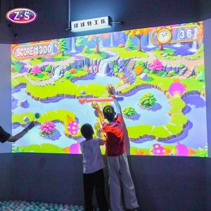 3800lm Smash Wall Game DLP Interactive Projector Games Ball Throwing Display