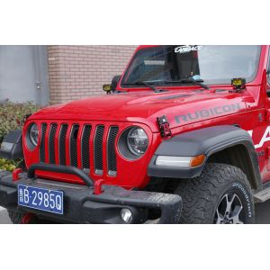 CNC Machined 4X4 Exterior Accessories Vehicle Power Coated Hood Latch for JEEP