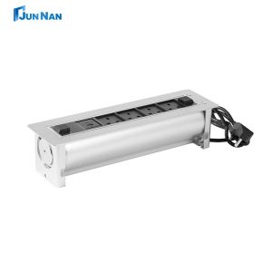 Hidden On Conference EU Power Plug Desk Socket