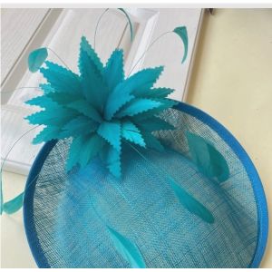 15x15 Cm Flower Feather Mounts Stripped Goose Feather With Wire Accessory