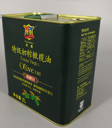 Wholesale 1.2L/2.5L/3L Food Grade Olive Oil Tin Can with 0.21-0.35mm Thickness and 5000pcs MOQ