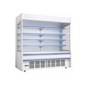 2.5m Plug In System 4 Layers Commercial Open Refrigerator For Merchandiser