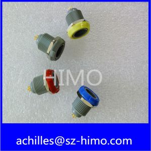 two key 7 pin Lemo plastic push pull connector with grey color