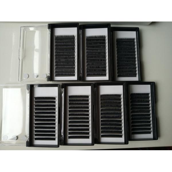 wholesale lashes private label korean pbt silk individual eyelash extensions manufacturer