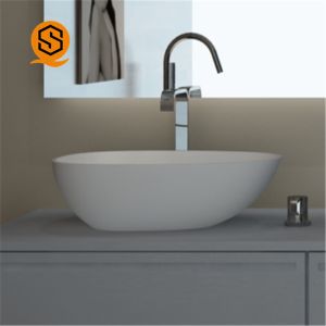 Hotel Lavabo Above Counter Bathroom Basin Solid Surface bold element