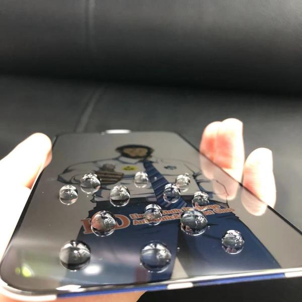 Anti Dust 9H Privacy Screen Protector Tempered Glass Blue Gorilla