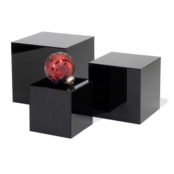 Acrylic Cube Display Nested Riser Buffet Table Food Riser Dining Dessert Collectibles Stand Dining Dessert Collectibles Display