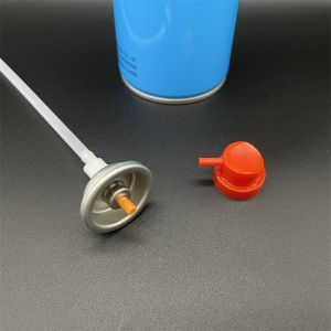 360 Degree Direction Aerosol Valves With Actuator for lubricant Aerosol Tin Cans