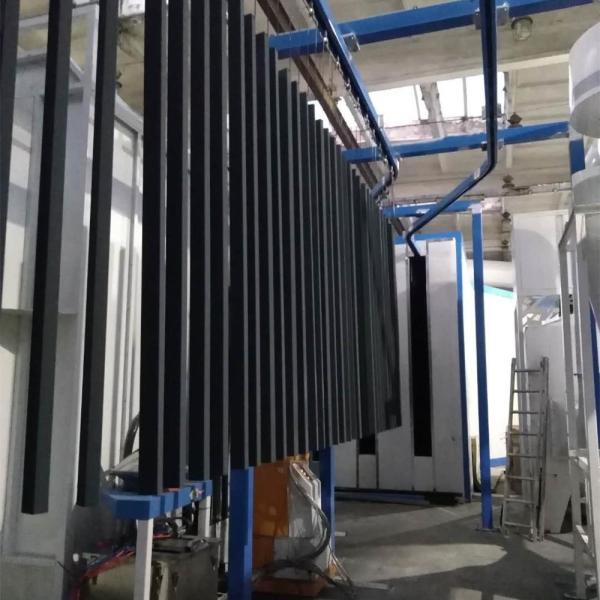 Honduras 480V 60Hz PP Spray Booth Vertical Powder Coating Line Of Aluminium